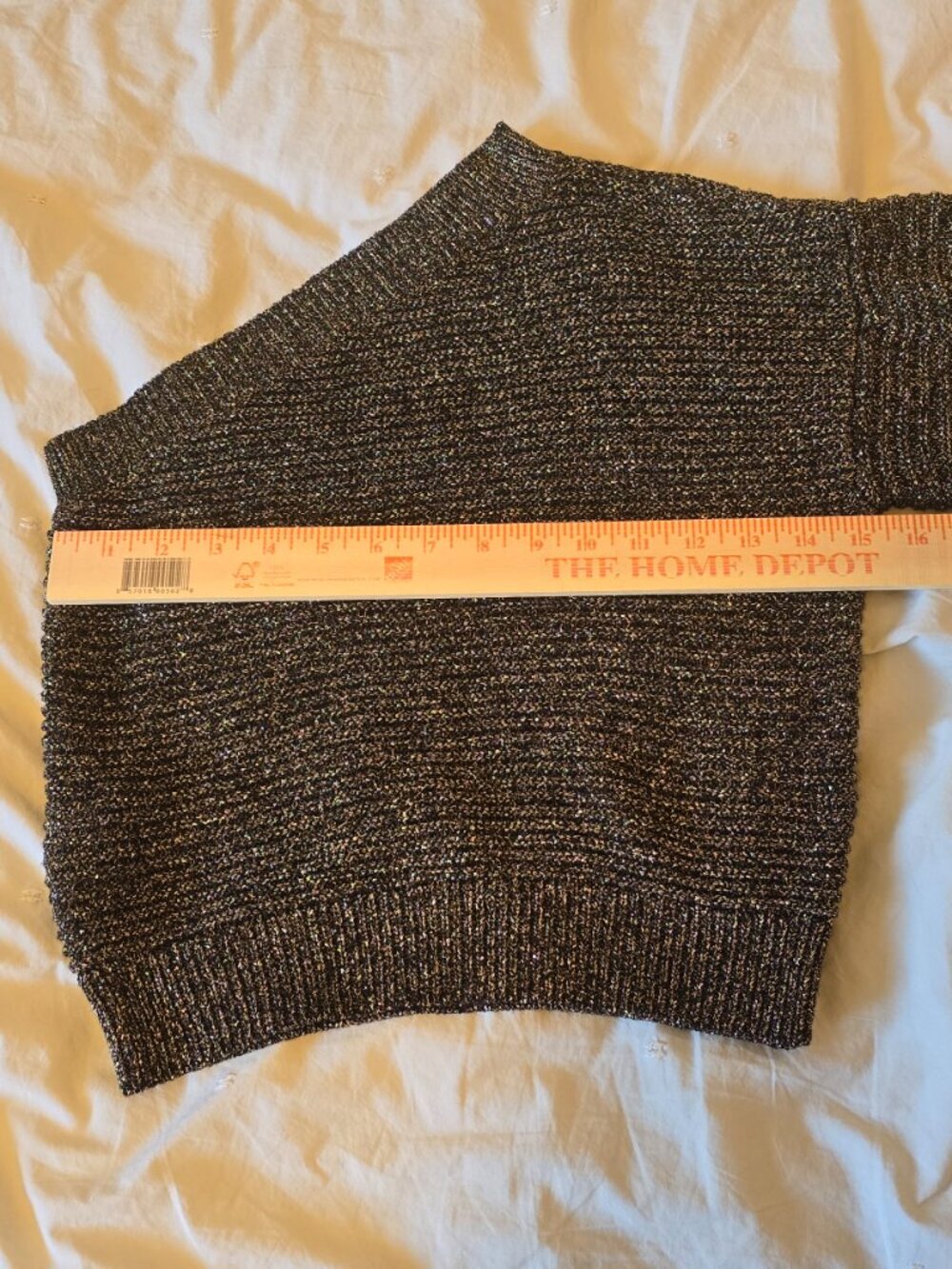 Metallic One Shoulder Sweater - Picture 4 of 5